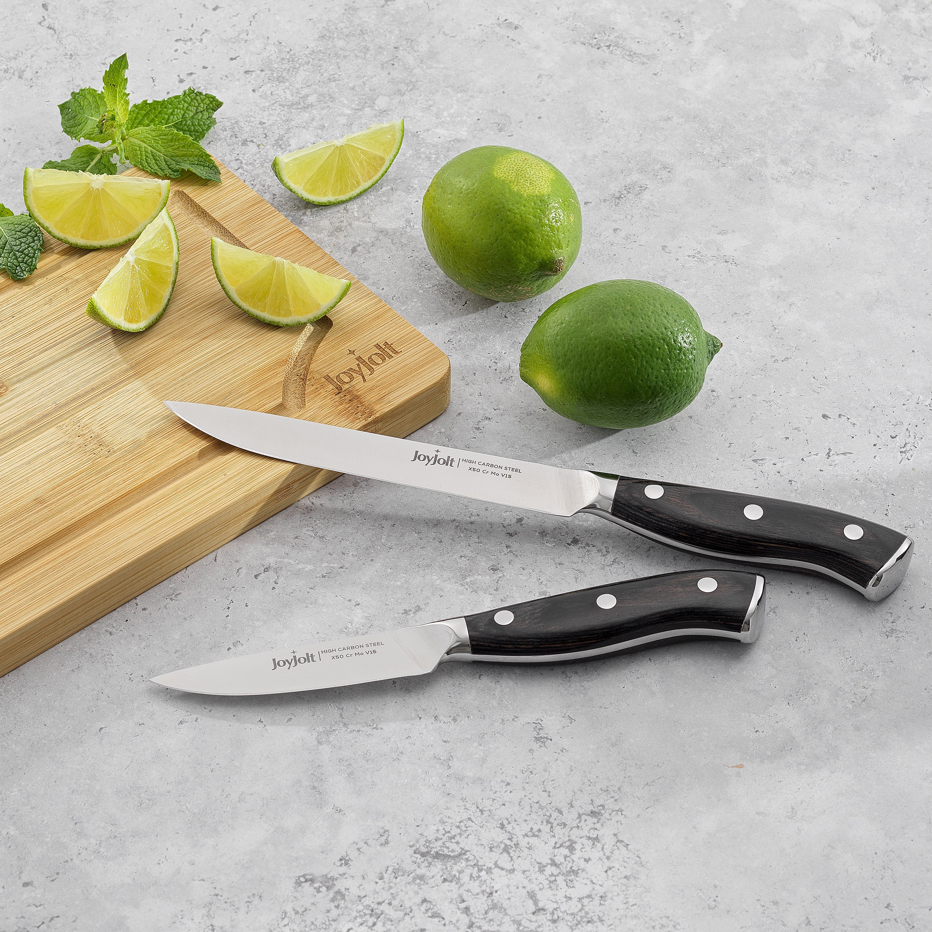 JoyJolt 2-Piece Utility Knife Set