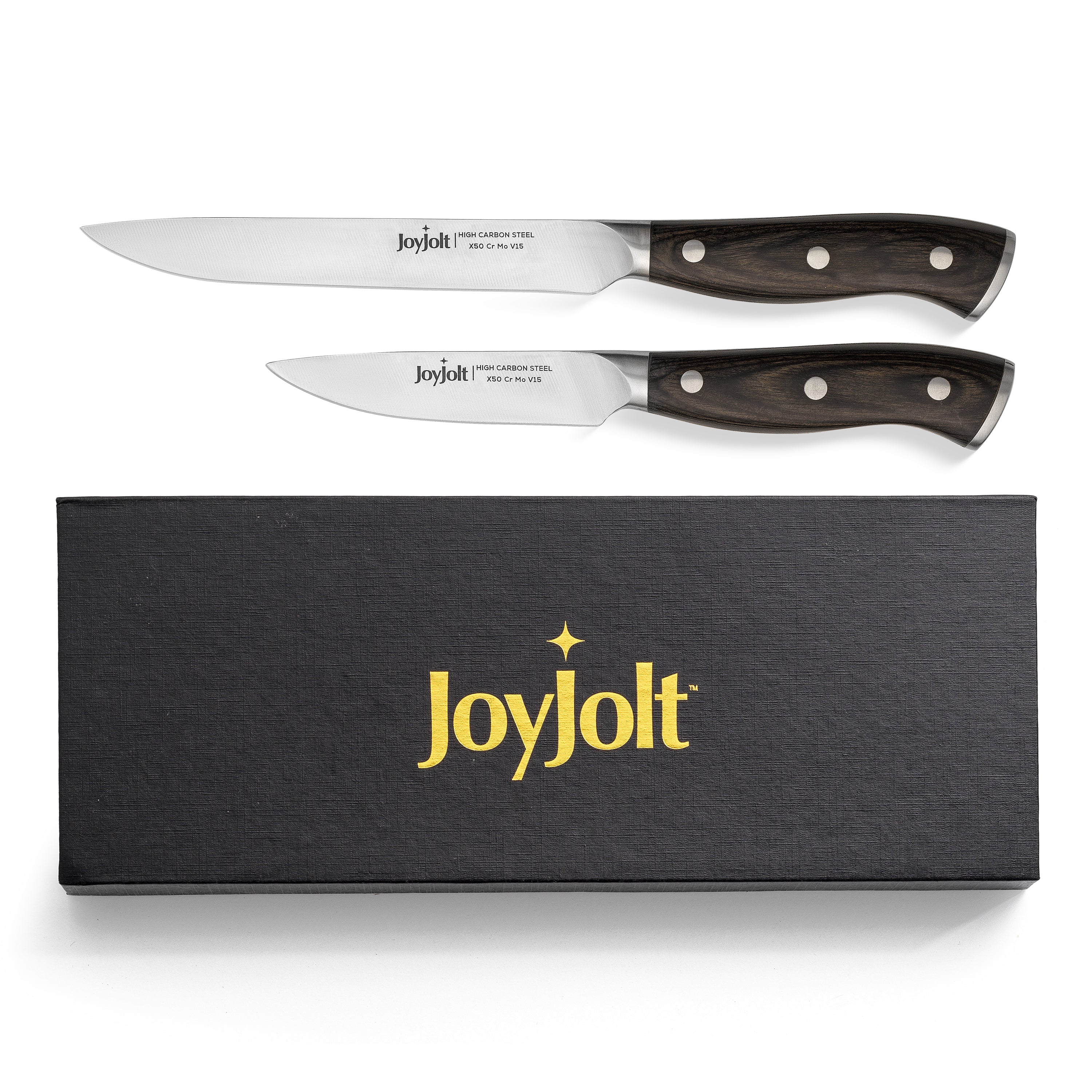 JoyJolt 2-Piece Utility Knife Set