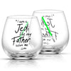Star Wars™ Luke Skywalker™ Lightsaber Stemless Drinking Glass Set
