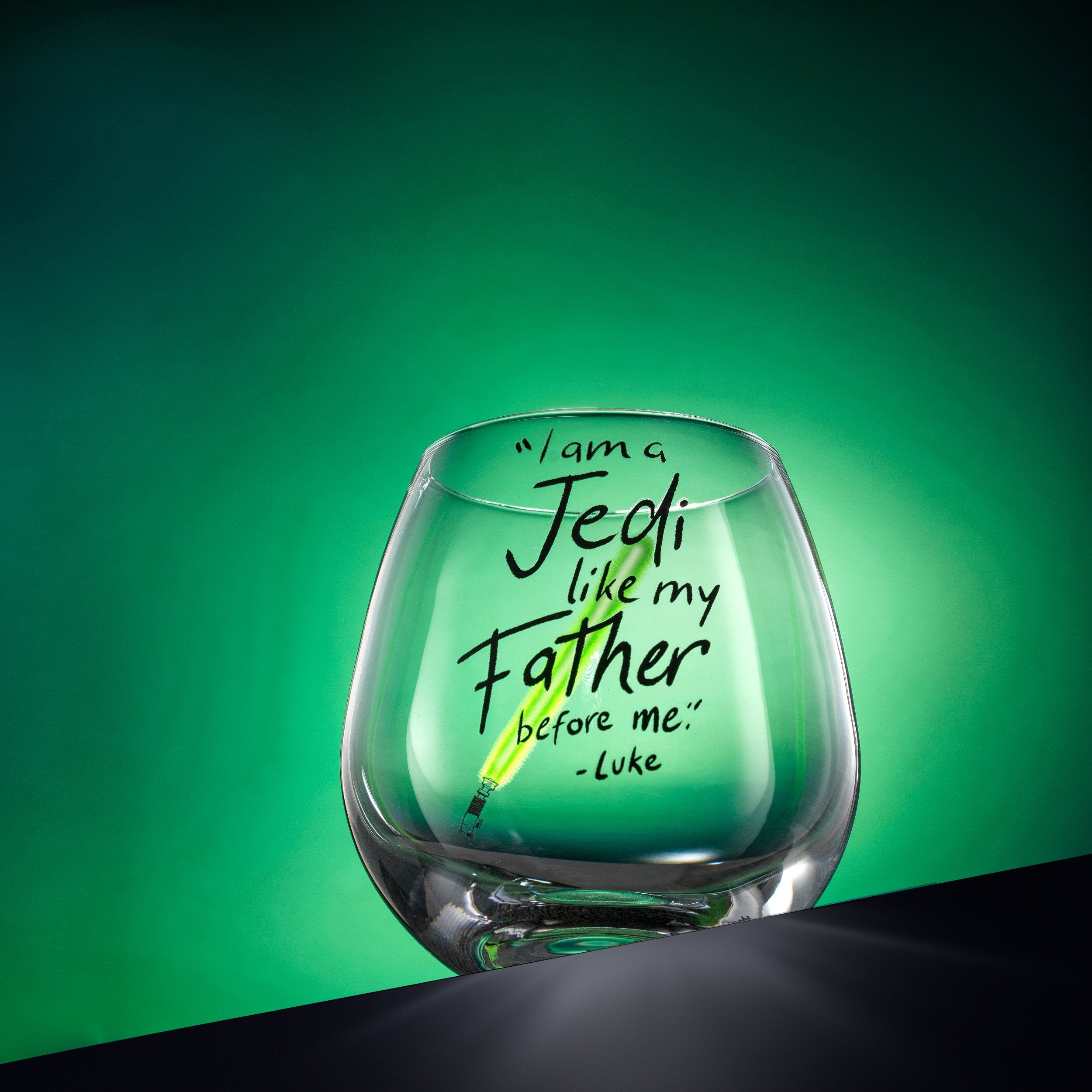 Star Wars™ Luke Skywalker™ Lightsaber Stemless Drinking Glass Set