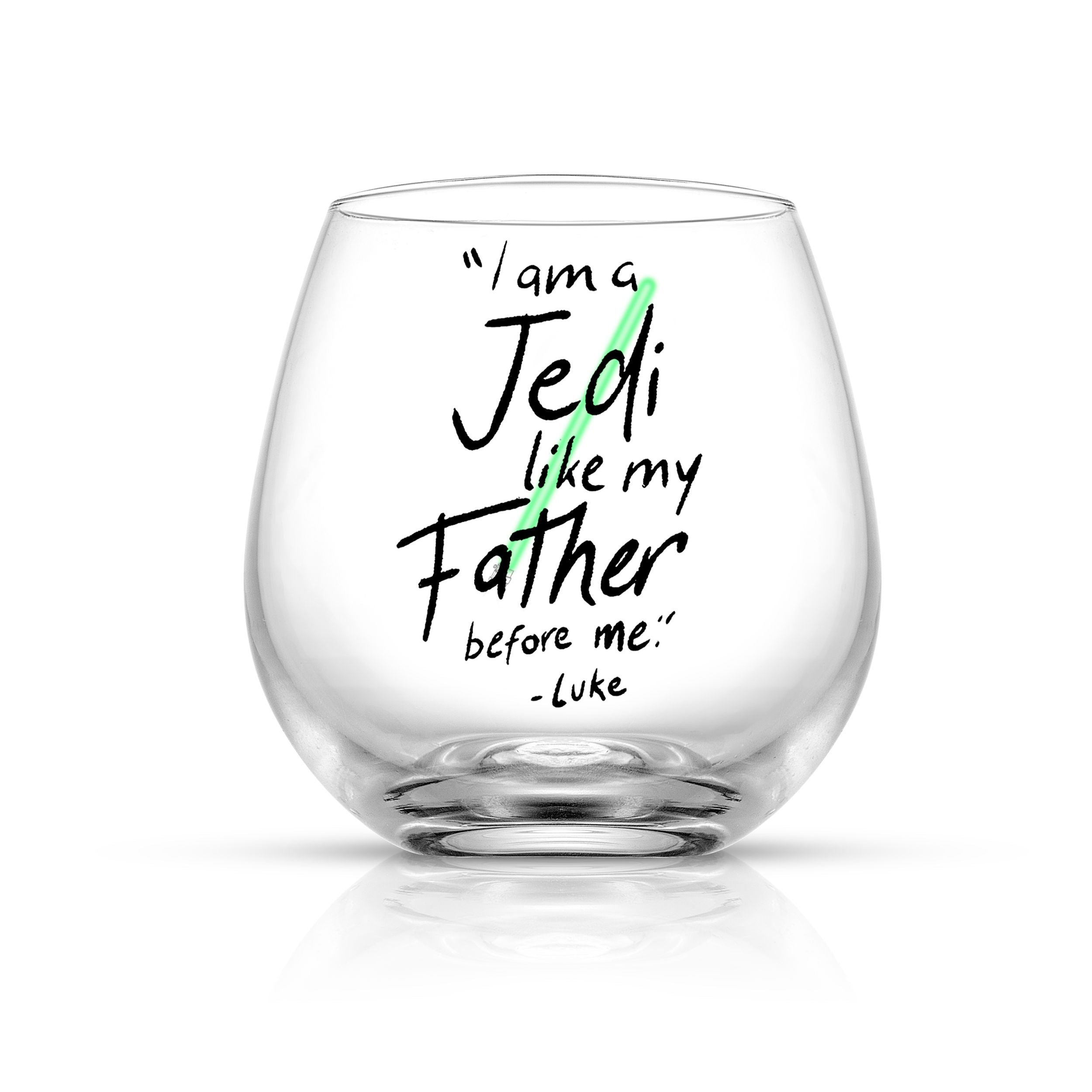 Star Wars™ Luke Skywalker™ Lightsaber Stemless Drinking Glass Set