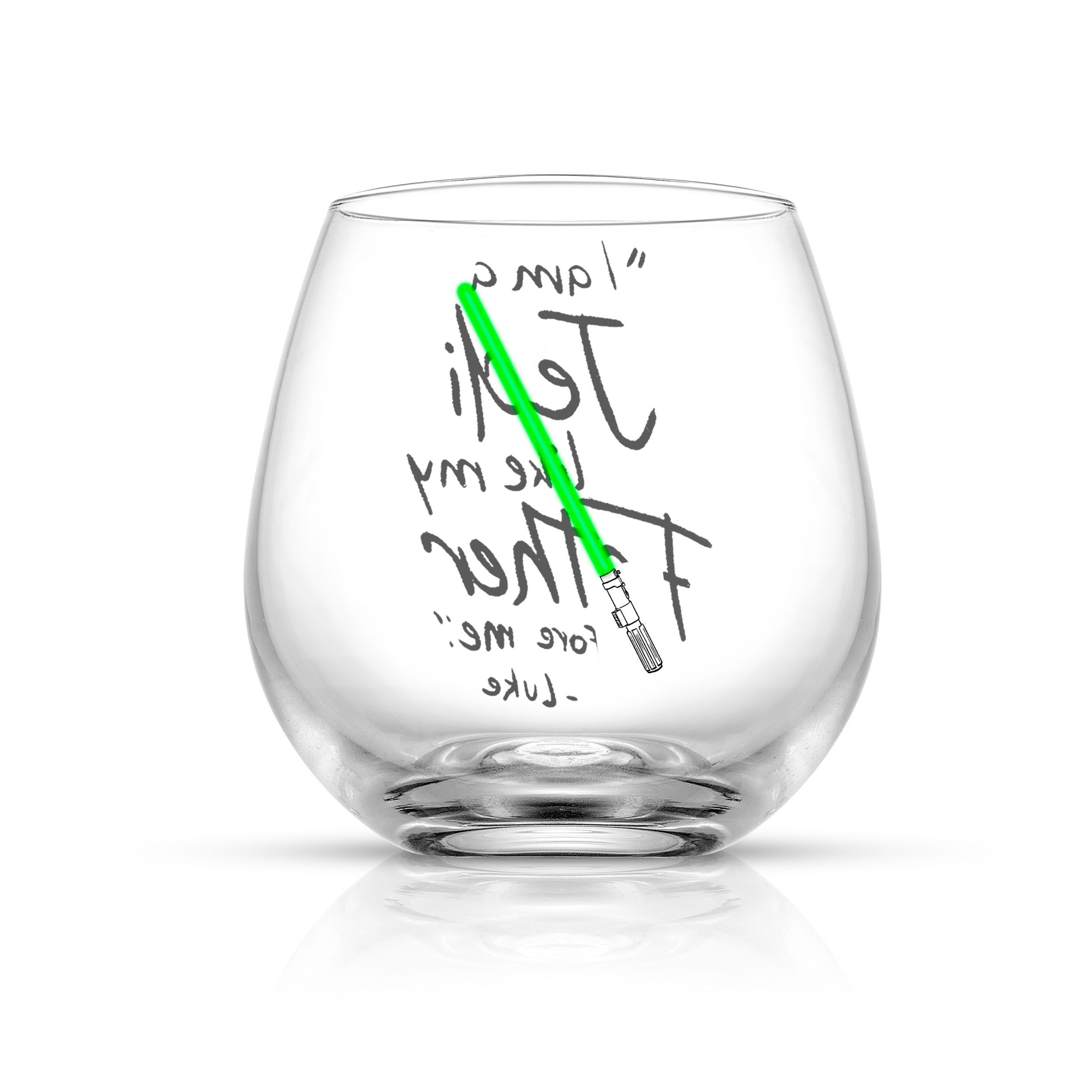 Star Wars™ Luke Skywalker™ Lightsaber Stemless Drinking Glass Set