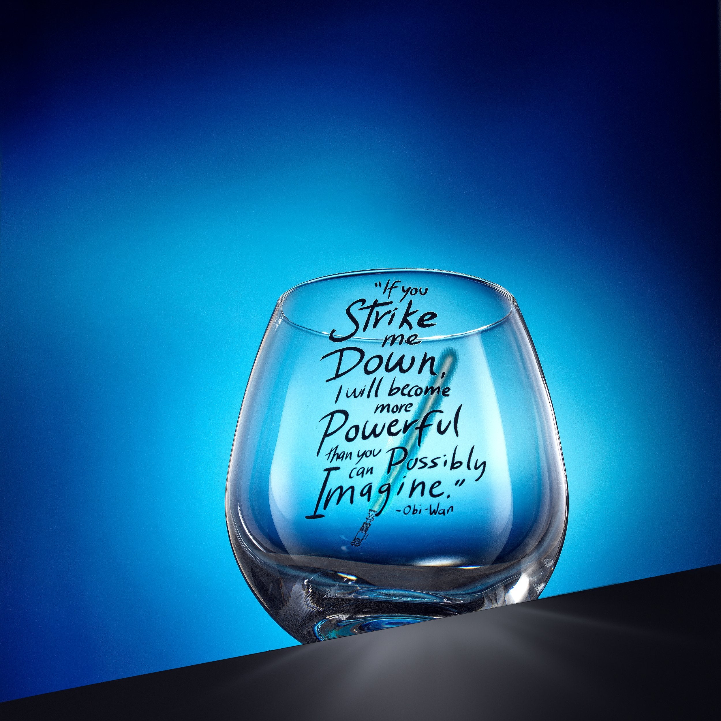 Star Wars™ Obi-Wan Kenobi™ Lightsaber Stemless Drinking Glass Set