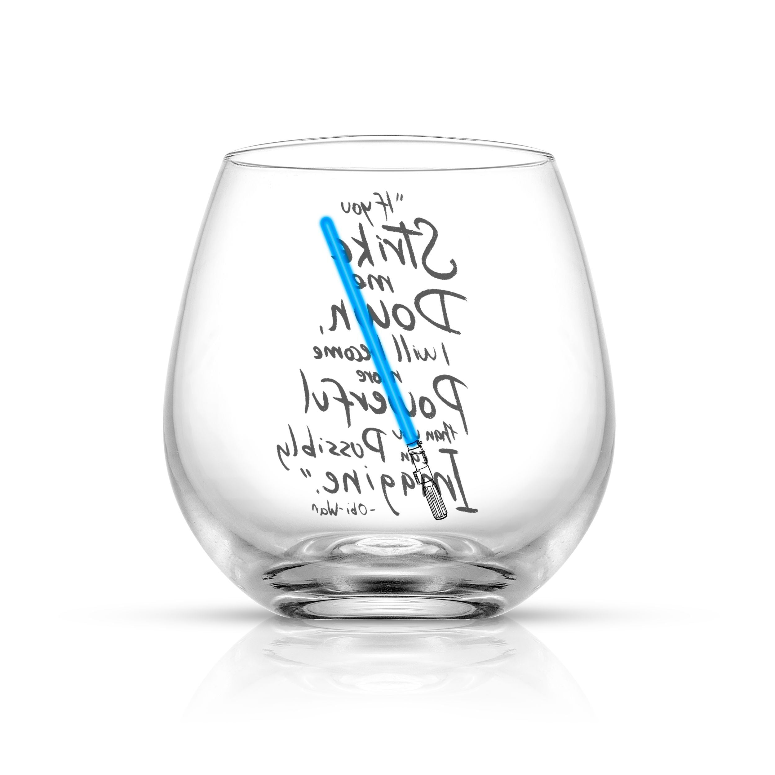 Star Wars™ Obi-Wan Kenobi™ Lightsaber Stemless Drinking Glass Set