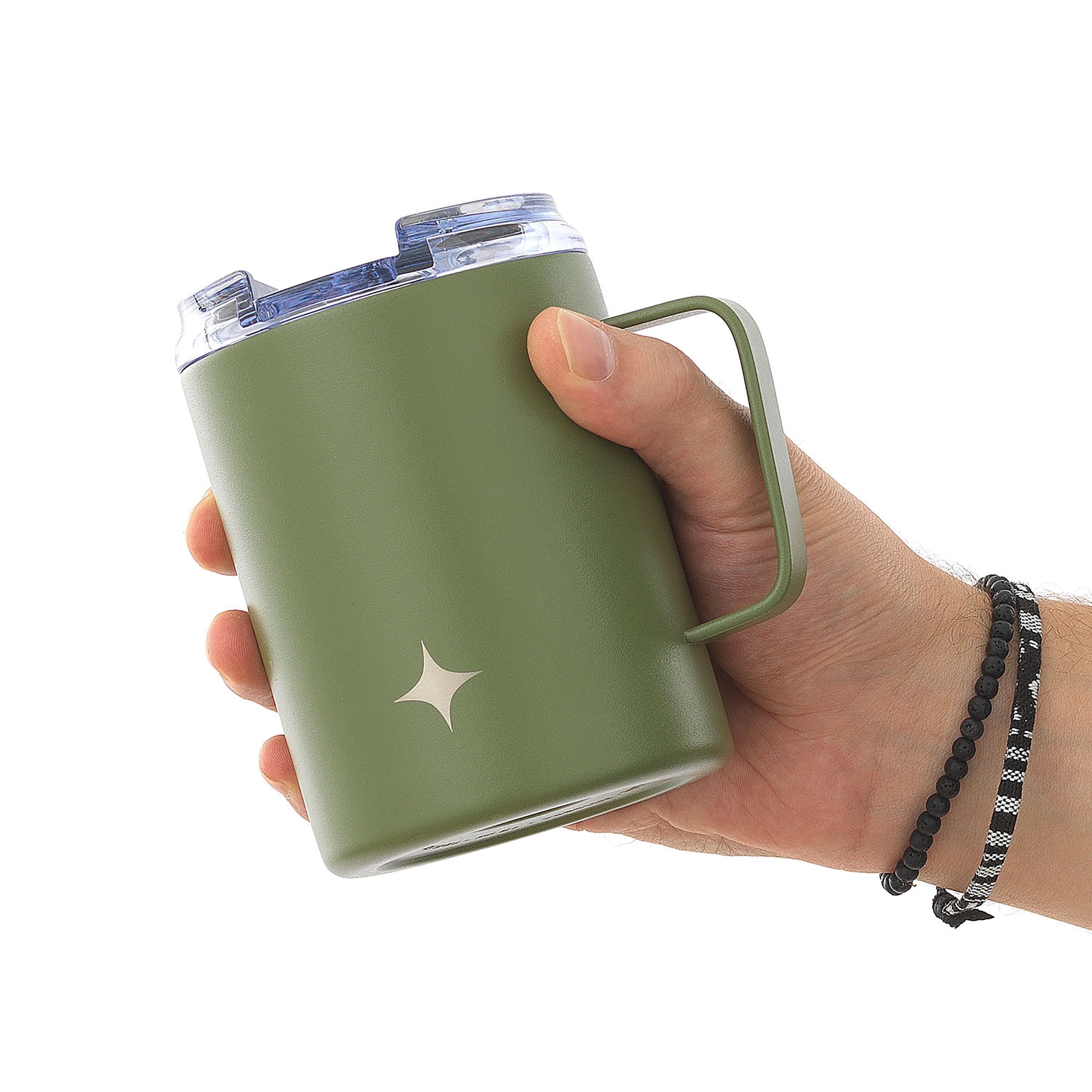 JoyJolt Vacuum Insulated Tumbler with Lid & Handle