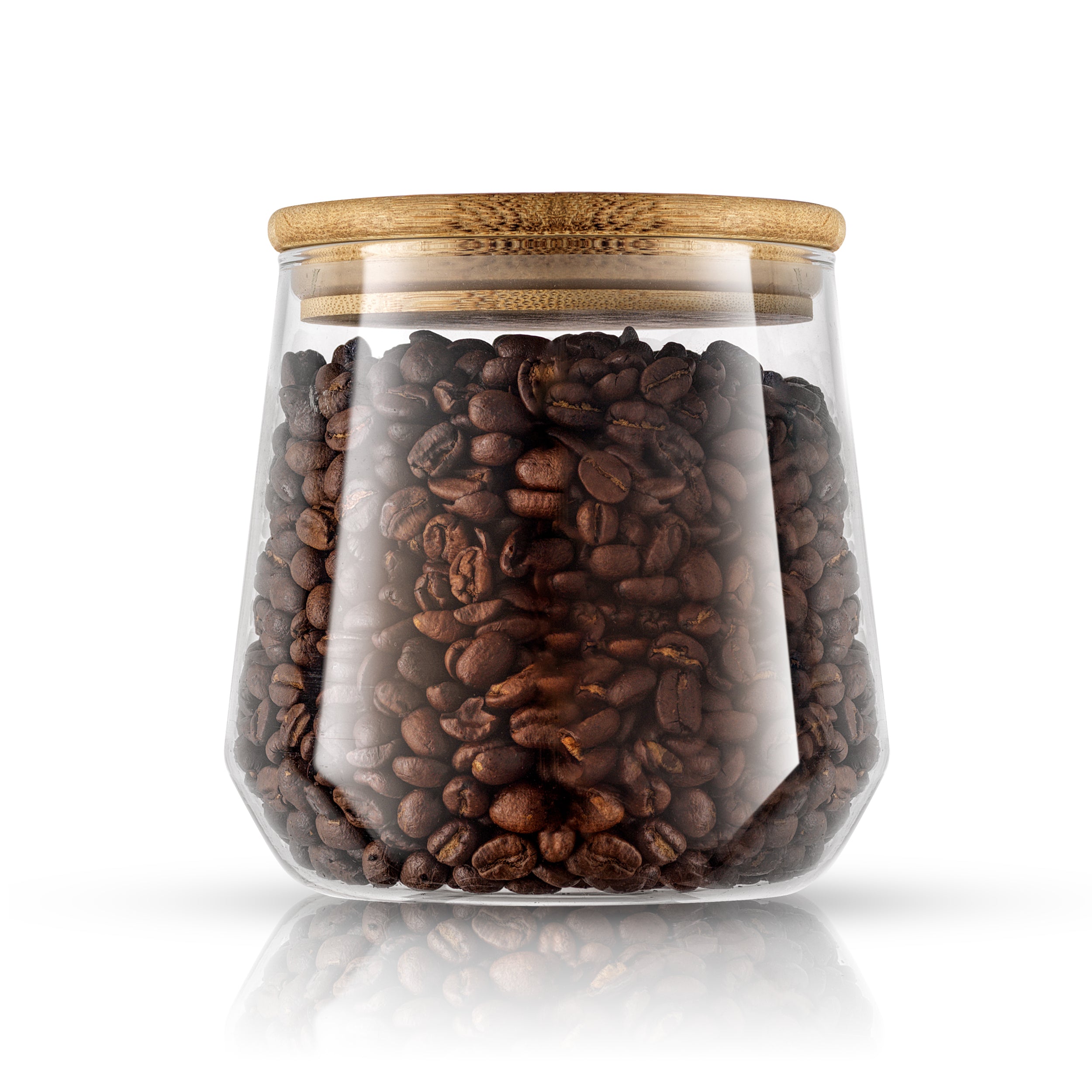 JoyFul Glass Jar with Airtight Bamboo Lid
