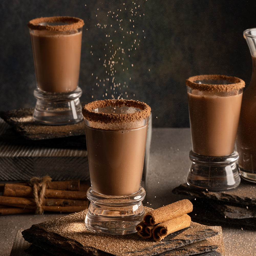 Mexican Chocolate Mocktini Shots