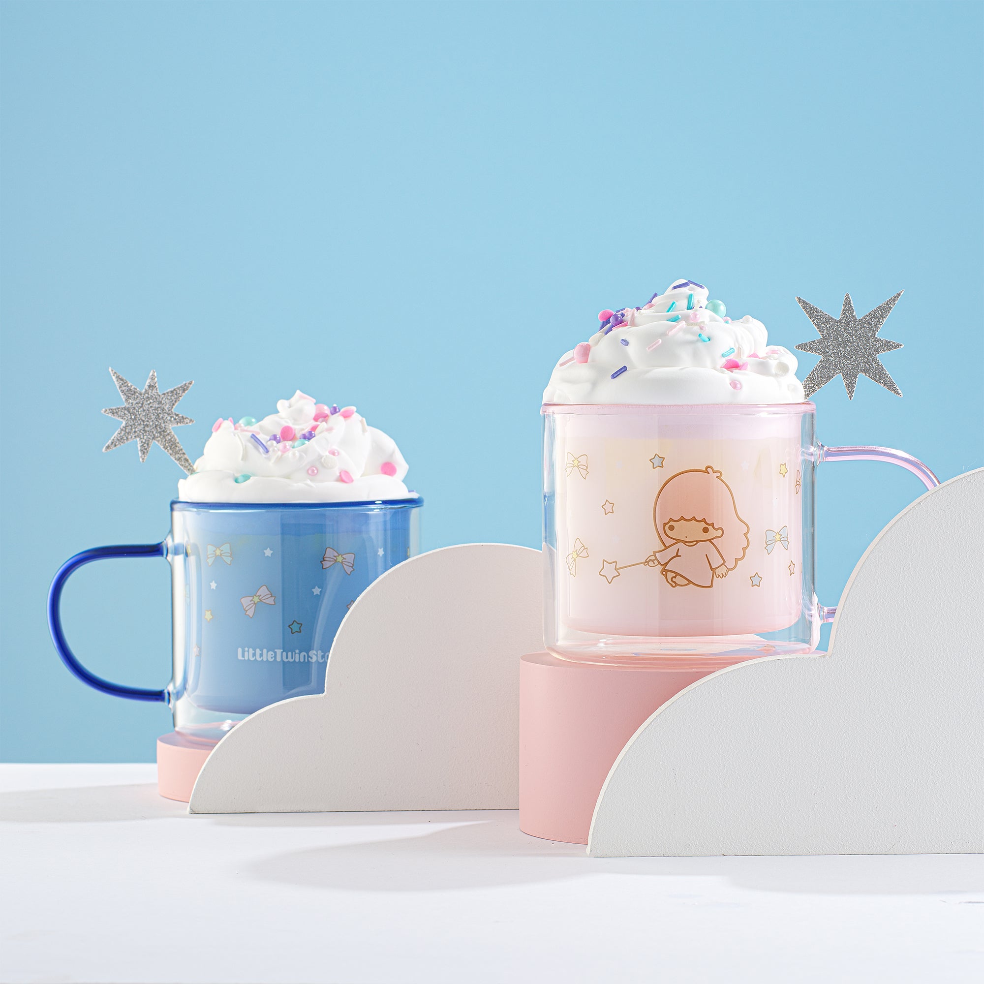 Hello Kitty® and Friends LittleTwinStars™️ Double Wall Coffee Mugs