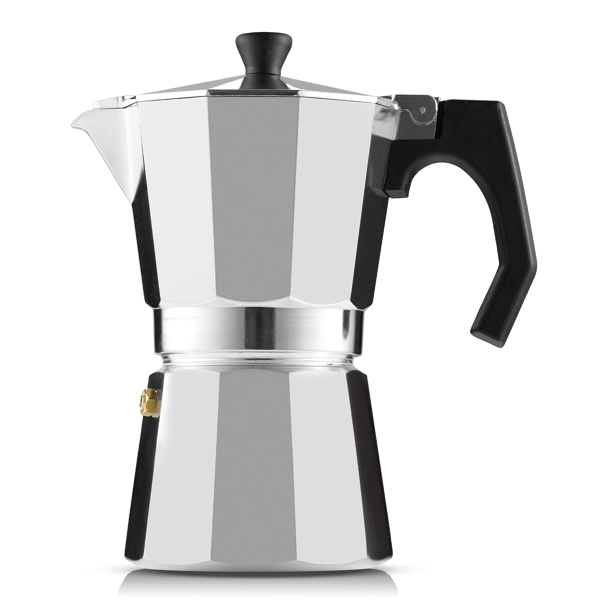 JoyJolt Italian Moka Pot Stovetop Aluminum Espresso Maker