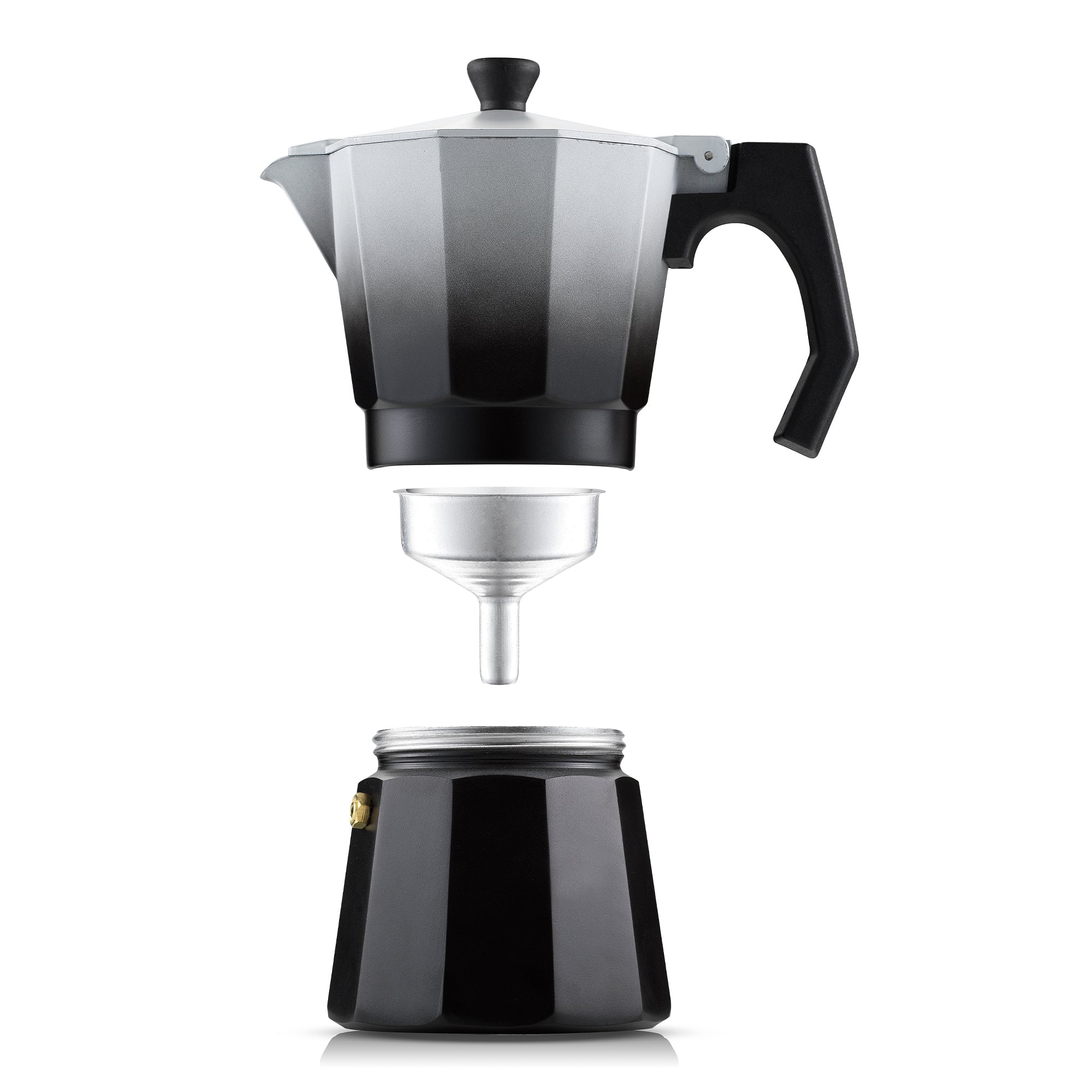 JoyJolt Italian Moka Pot Stovetop Aluminum Espresso Maker