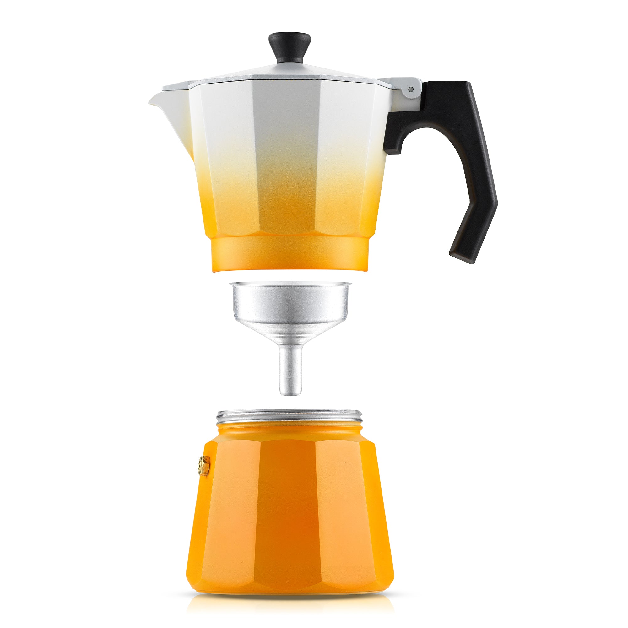 JoyJolt Italian Moka Pot Stovetop Aluminum Espresso Maker