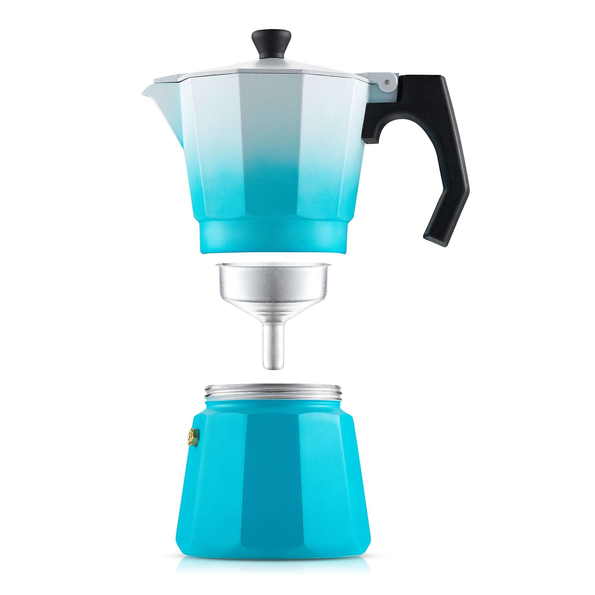 JoyJolt Italian Moka Pot Stovetop Aluminum Espresso Maker