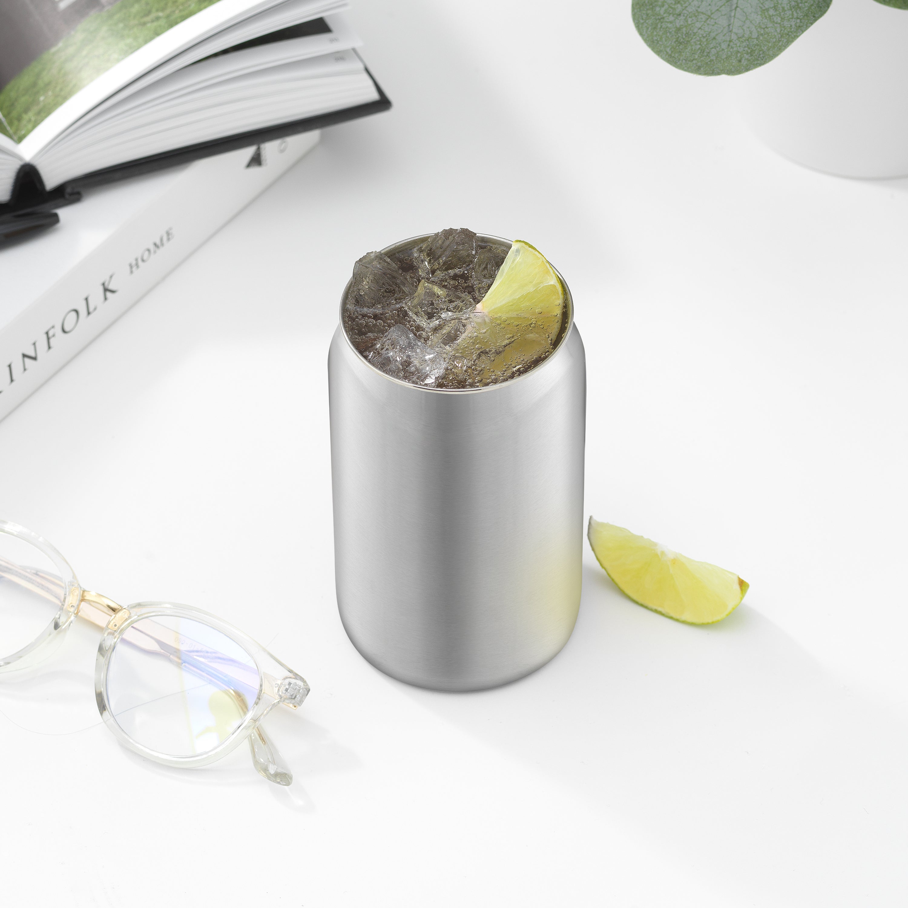 JoyJolt Stainless Steel Tumblers and Straws