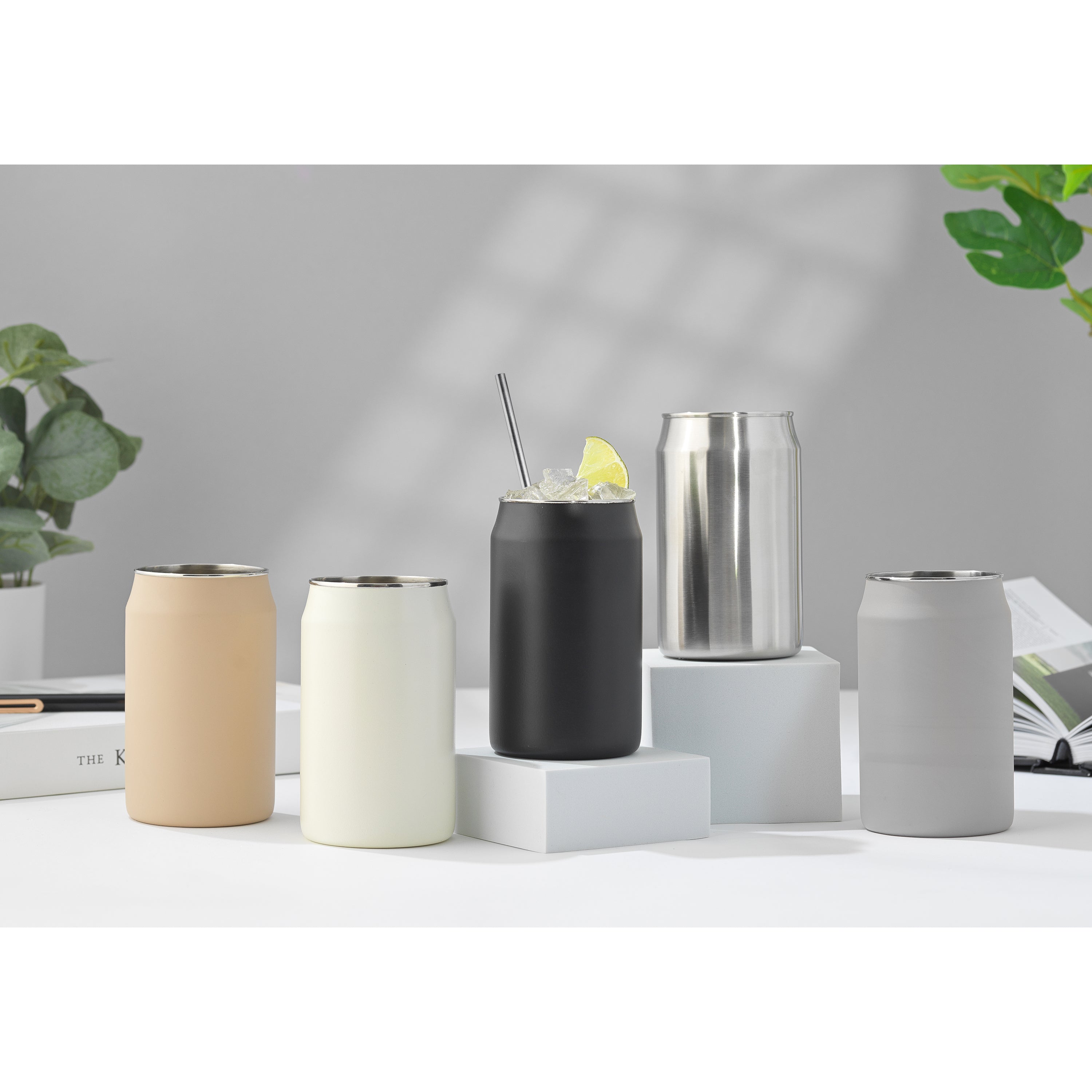 JoyJolt Stainless Steel Tumblers and Straws