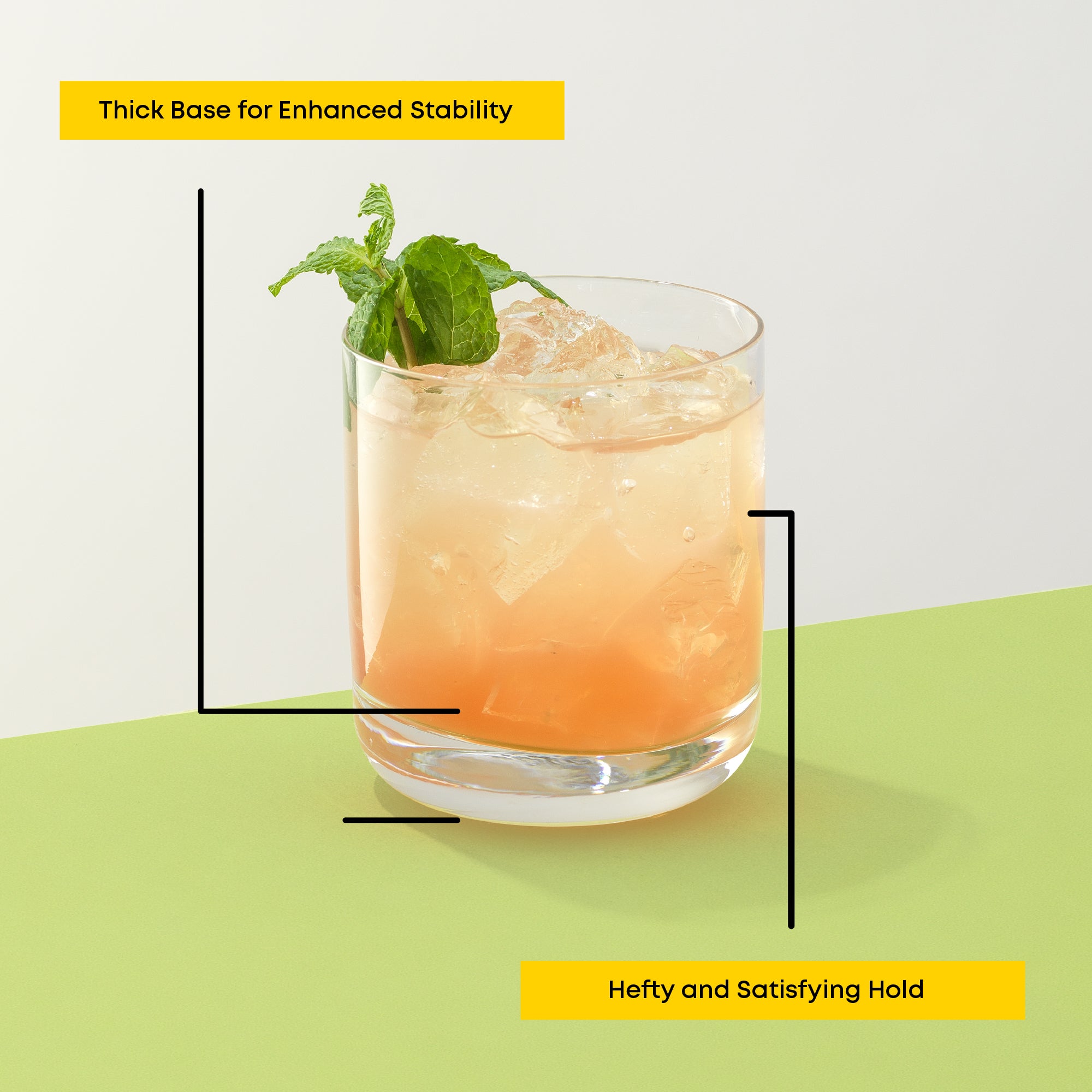 Faye Double Old Fashioned Whiskey Glasses - Thumbnail 3