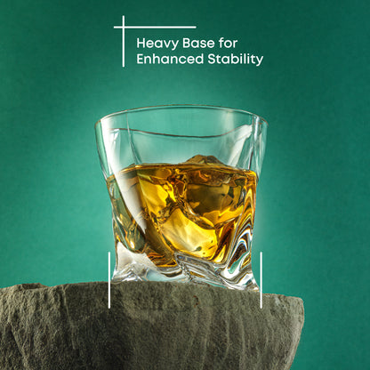 Atlas Whiskey Glasses, 10 oz