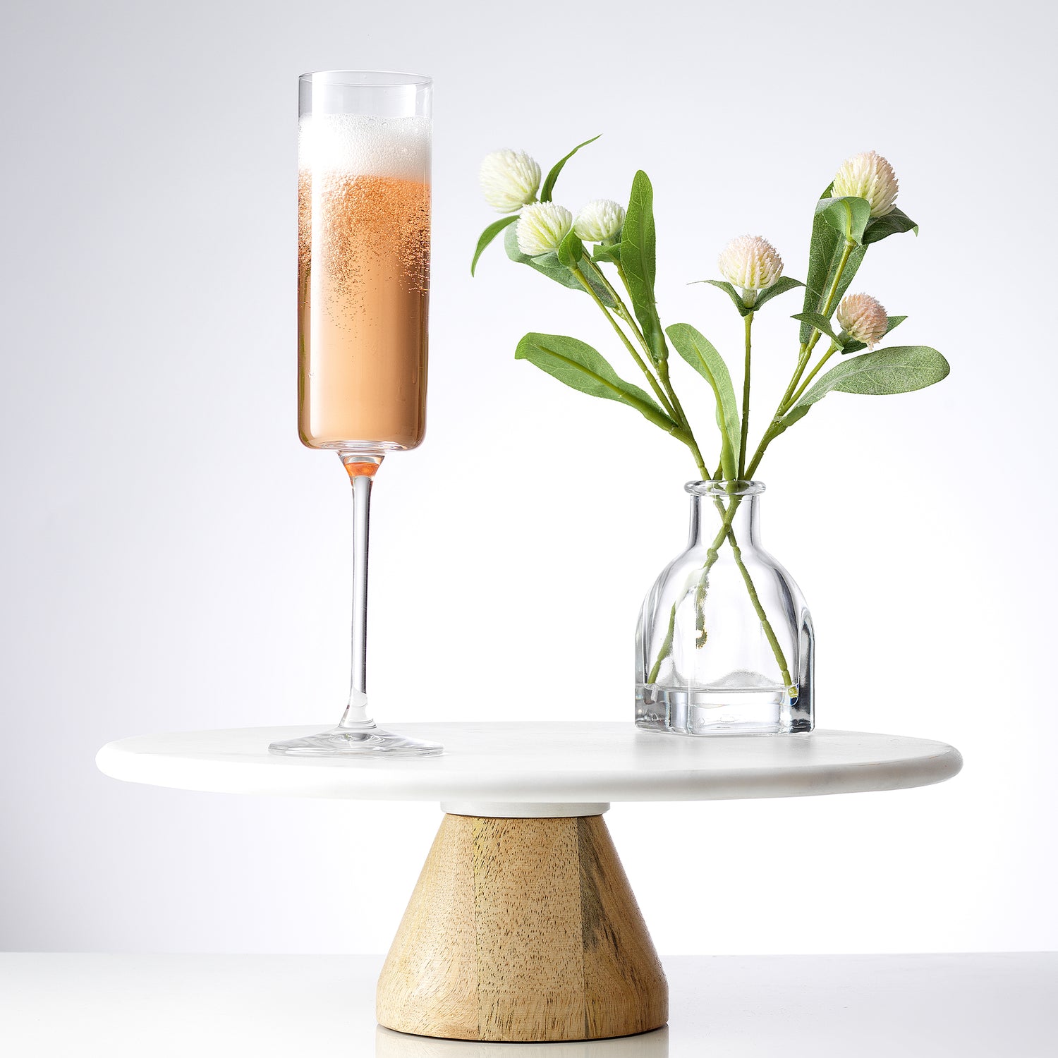 Claire Champagne Glasses, 5.7 oz