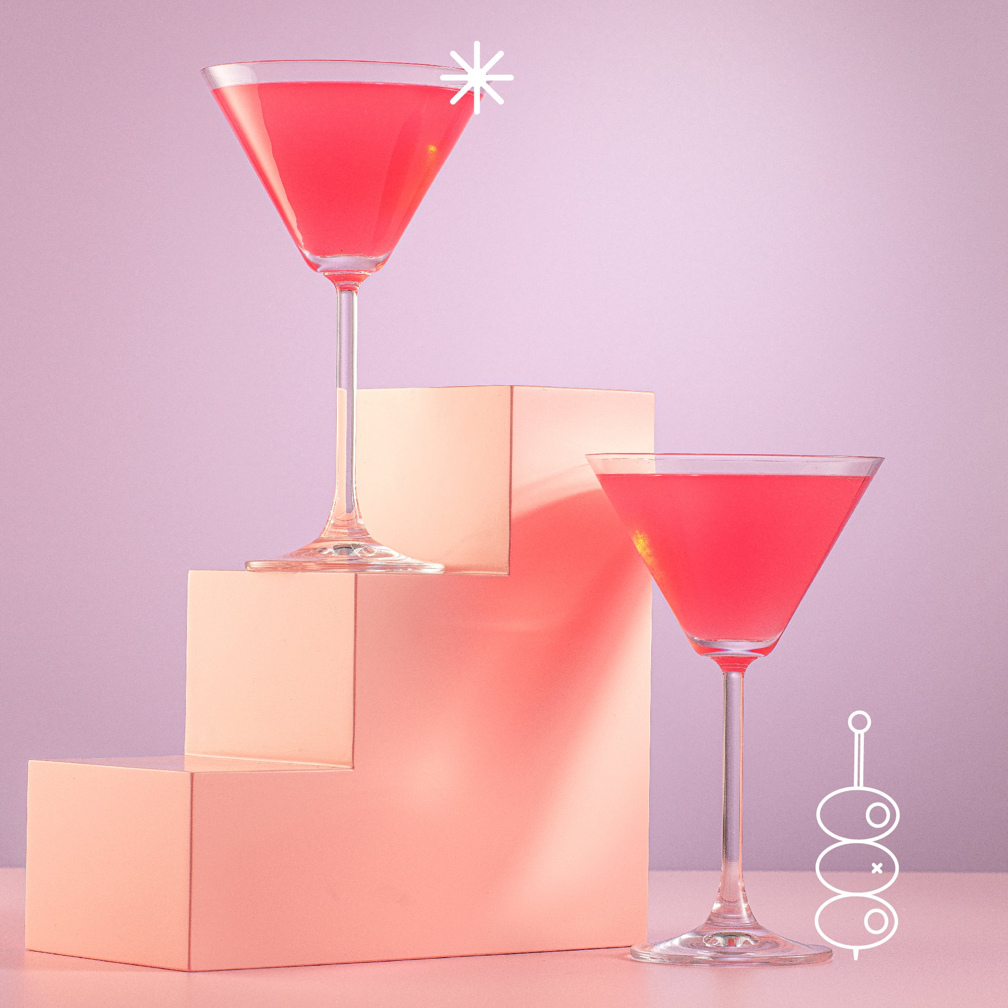 Olivia Premium Martini Glasses