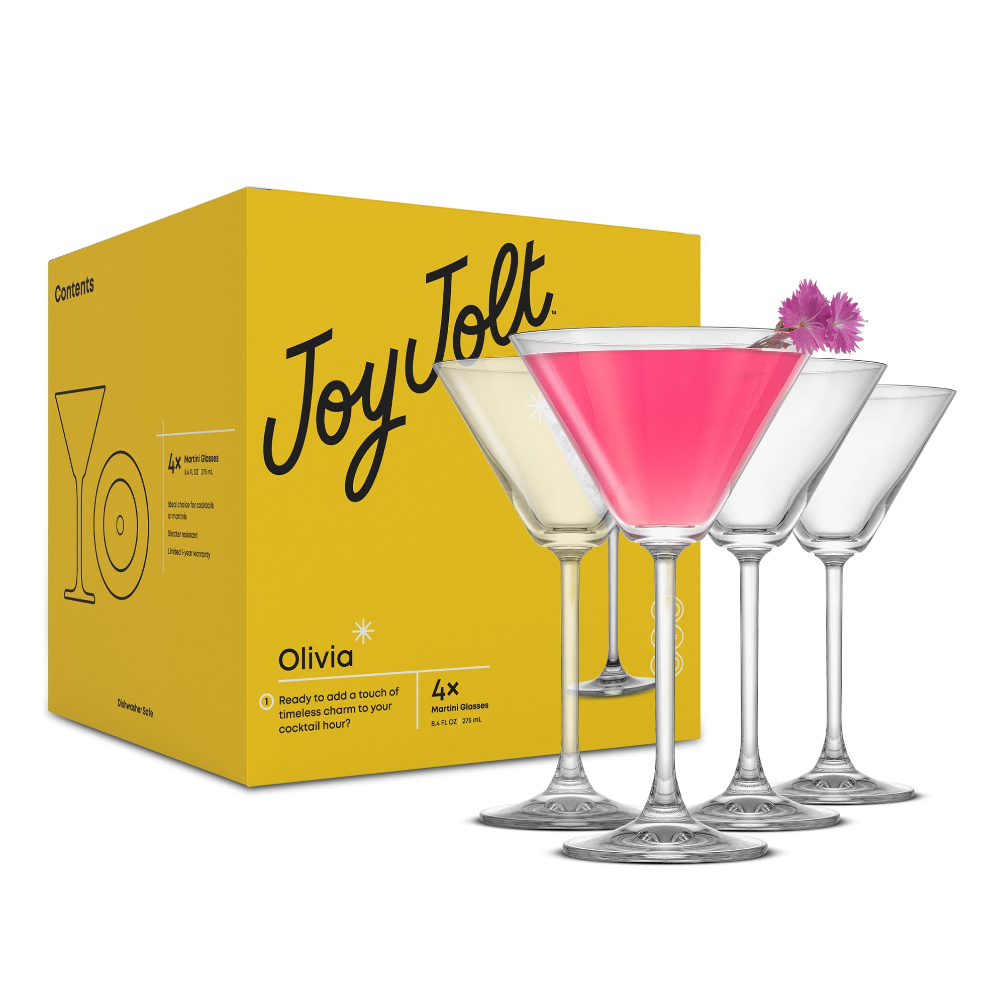 Olivia Premium Martini Glasses