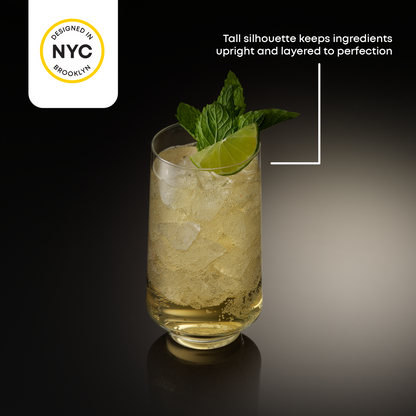 Sidney Highball Glasses, 16 oz