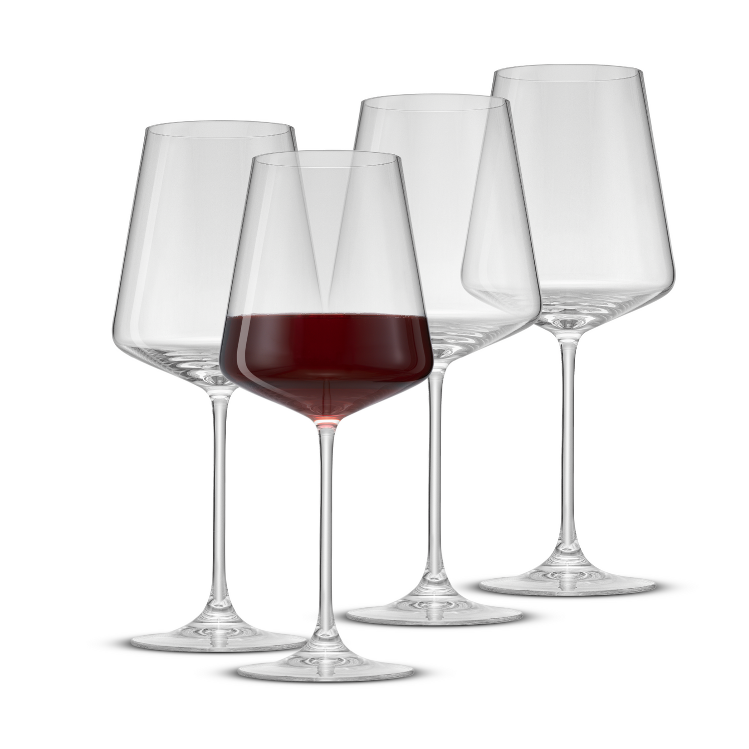 Sidney Burgundy Wine Glasses, 22.5 oz