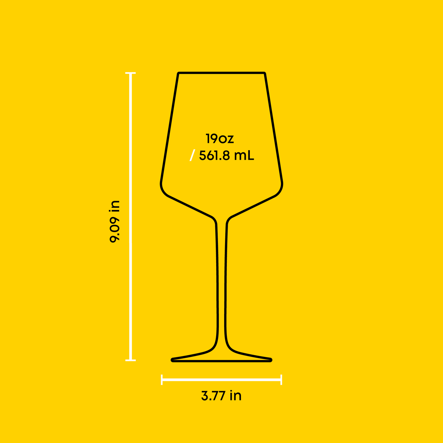 Sidney Red Wine Glasses, 19 oz