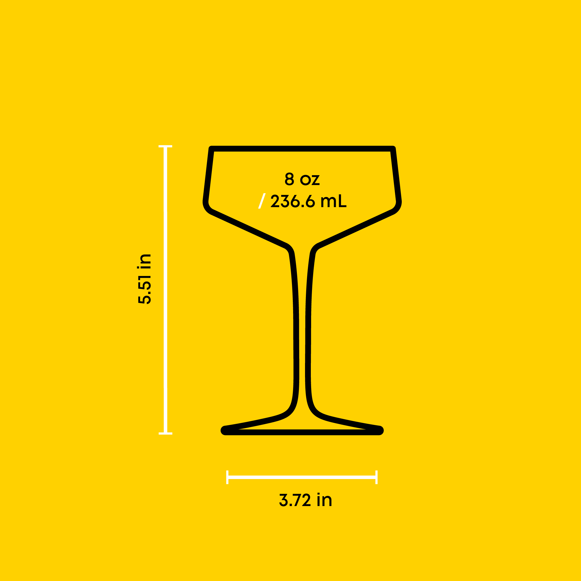 Sidney Coupe Glasses