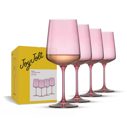 Sidney White Wine Glasses, 17 oz