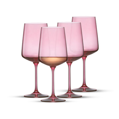 Sidney White Wine Glasses, 17 oz