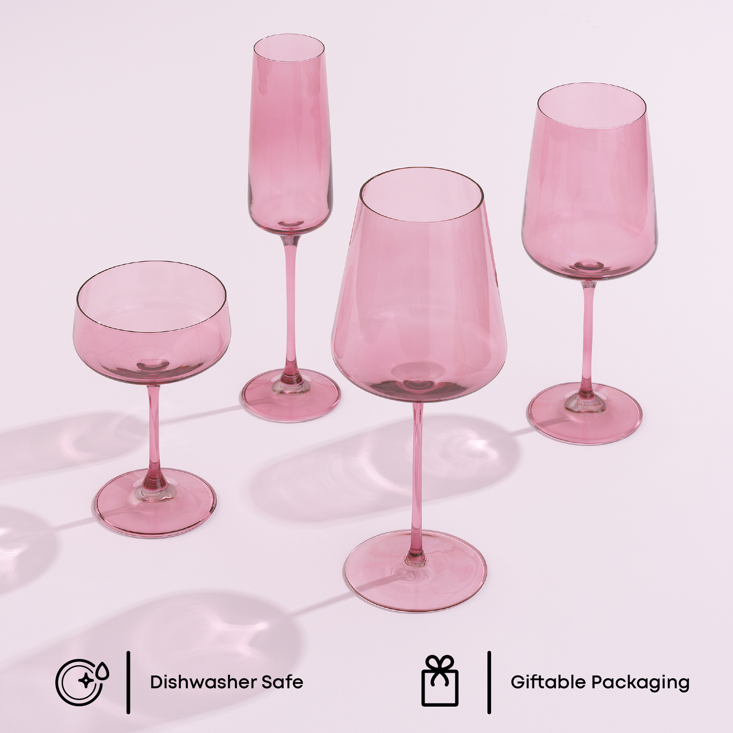 Sidney Champagne Flutes, 7 oz