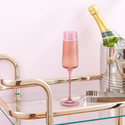 Sidney Champagne Flutes, 7 oz
