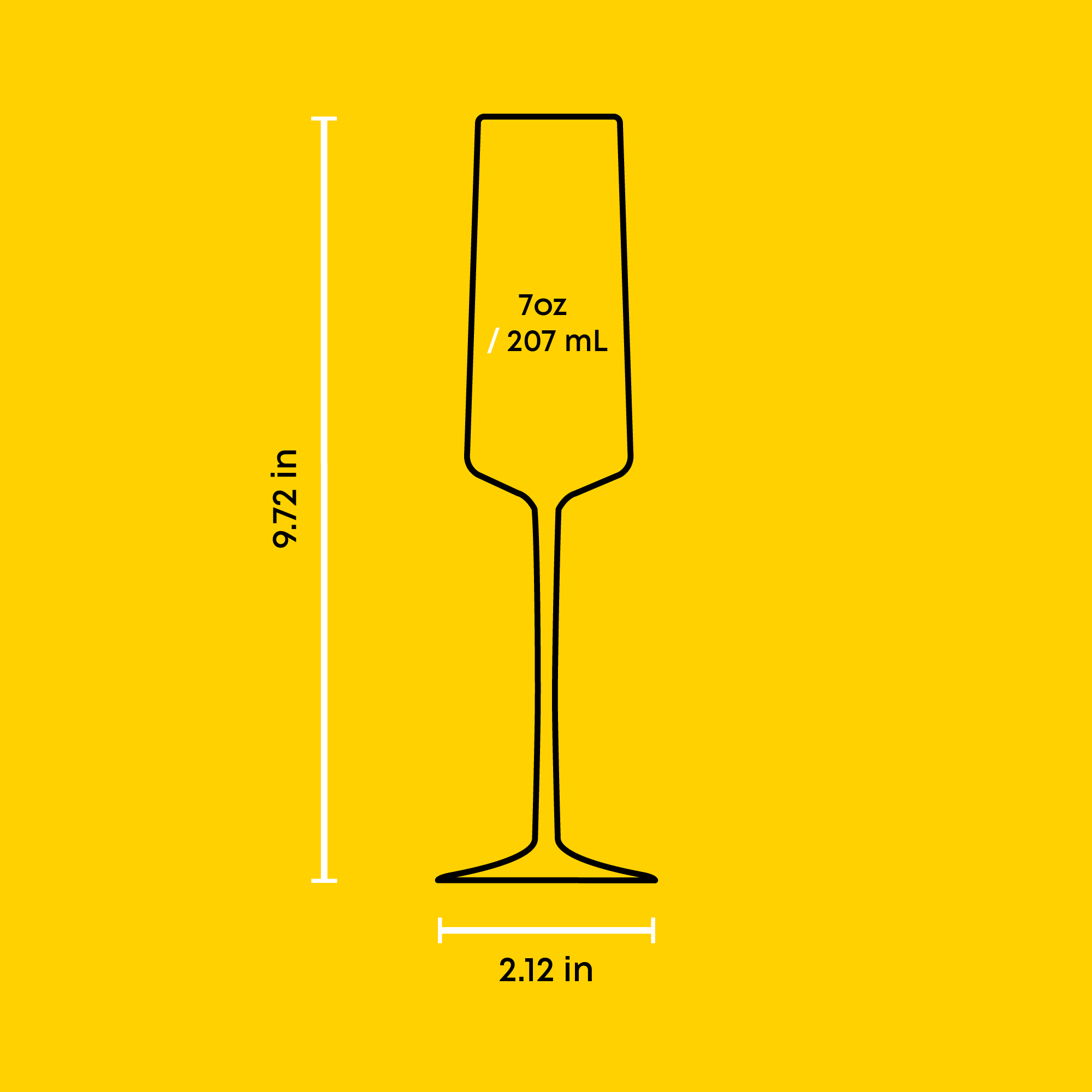 Sidney Champagne Flutes