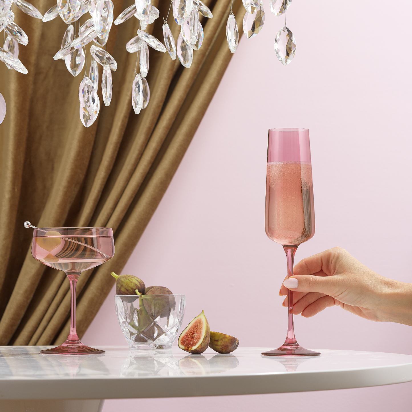Sidney Champagne Flutes, 7 oz