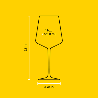 Sidney Red Wine Glasses, 19 oz