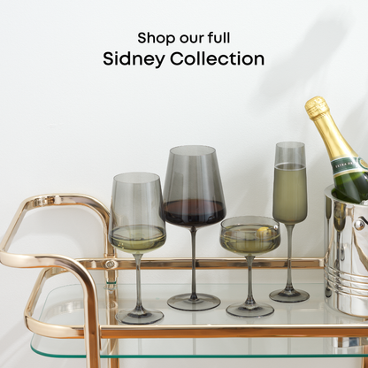 Sidney Champagne Flutes, 7 oz