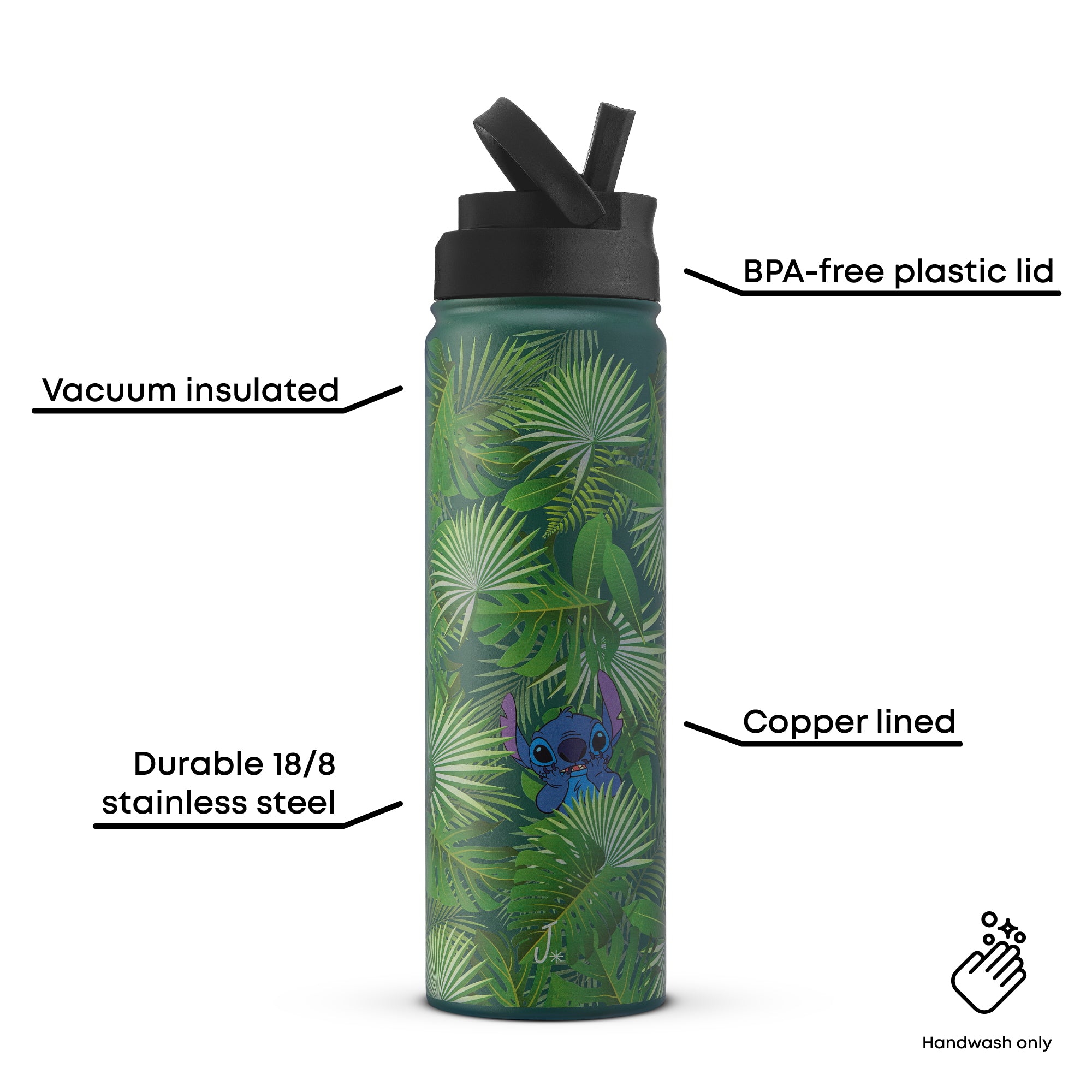 Disney Stitch-a-Boo Stainless Steel Water Bottle