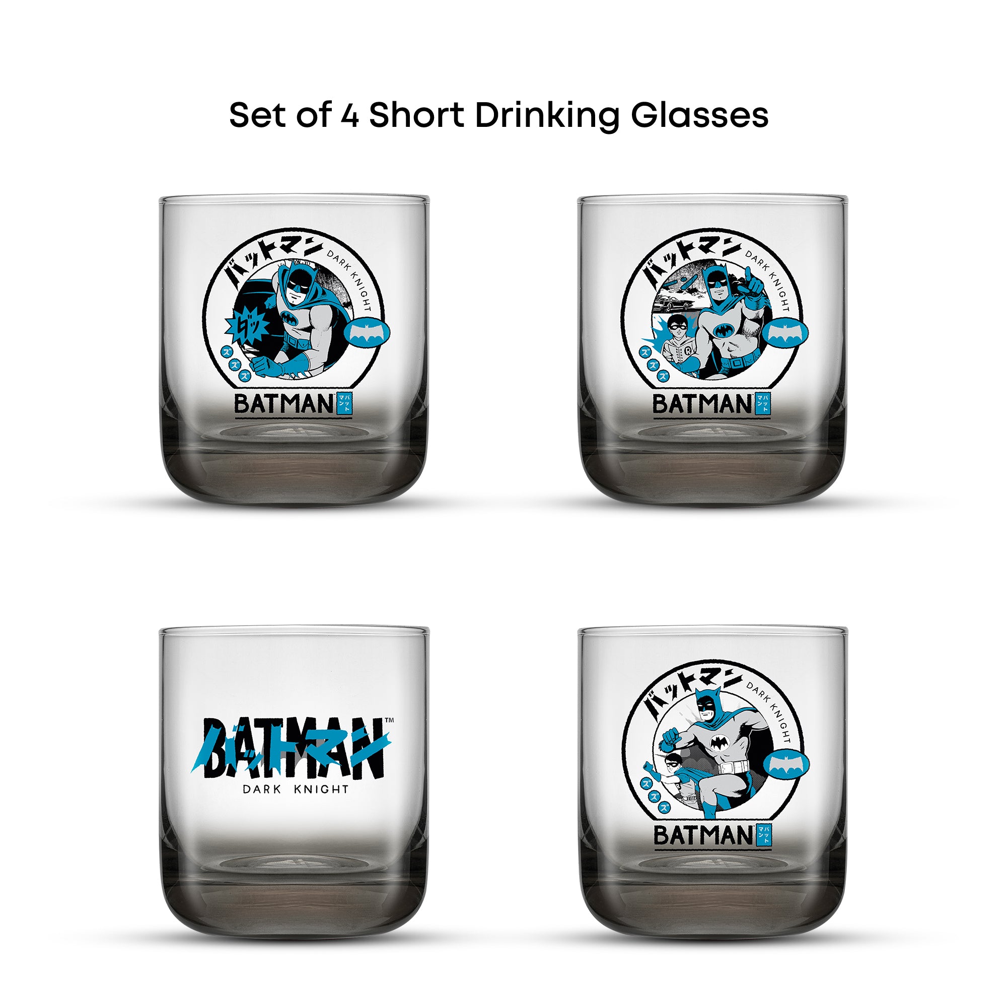Batman Gotham City Noir Short Glasses