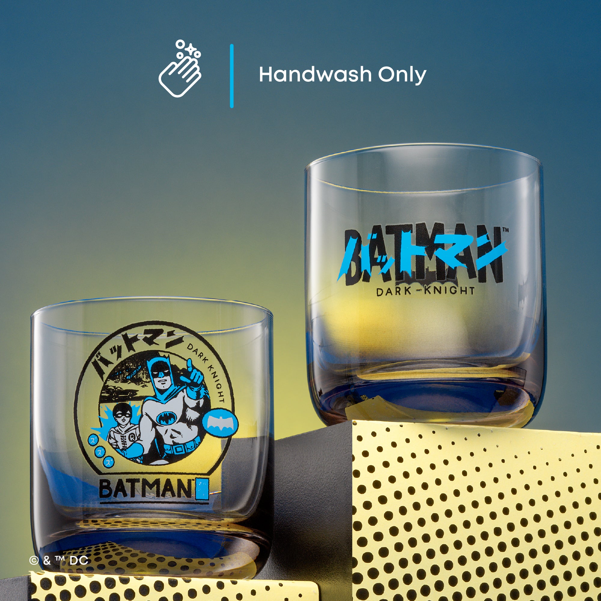 Batman Gotham City Noir Short Glasses