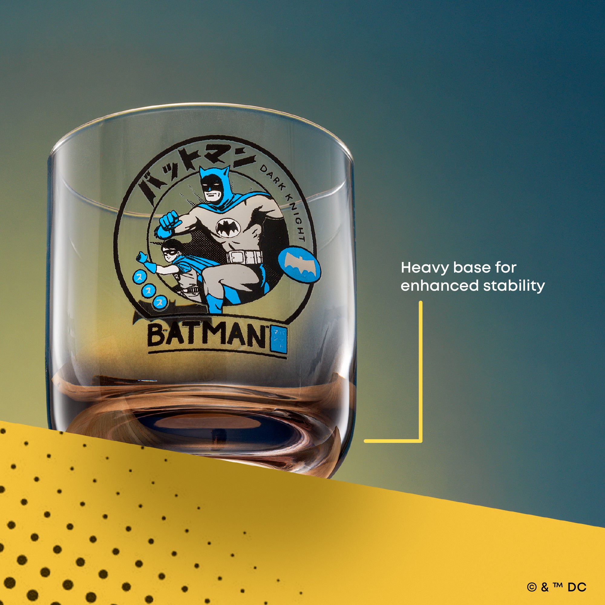 Batman Gotham City Noir Short Glasses