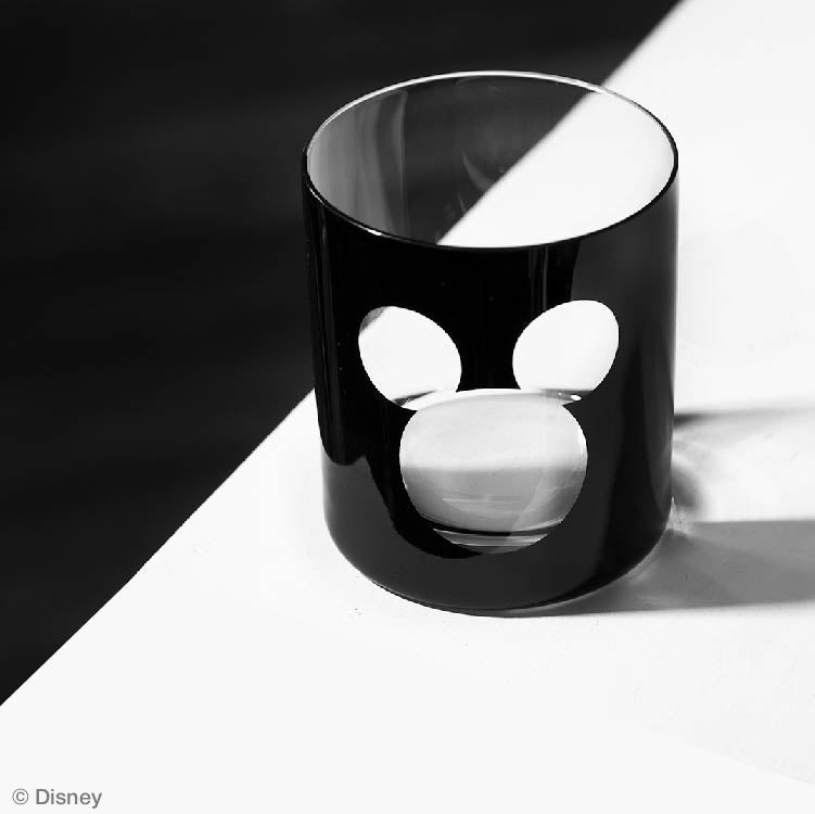 Disney Luxury Mickey Mouse Double Old Fashion Glass Set