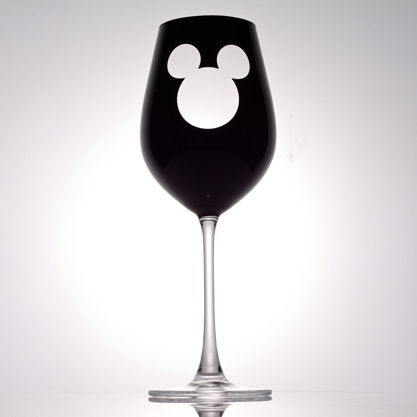 Disney Luxury Mickey Mouse Stemmed White Wine Glasses, 16 oz