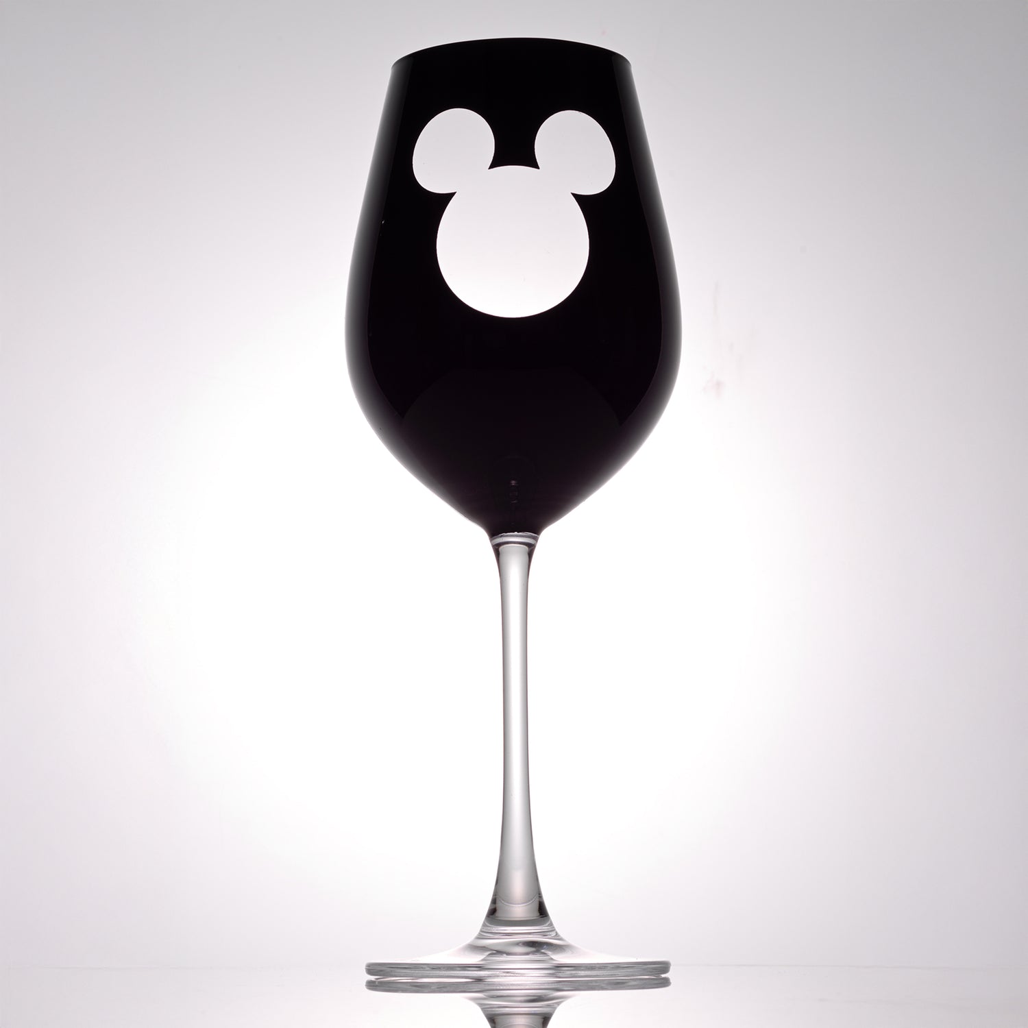 Disney Luxury Mickey Mouse Stemmed White Wine Glasses, 16 oz