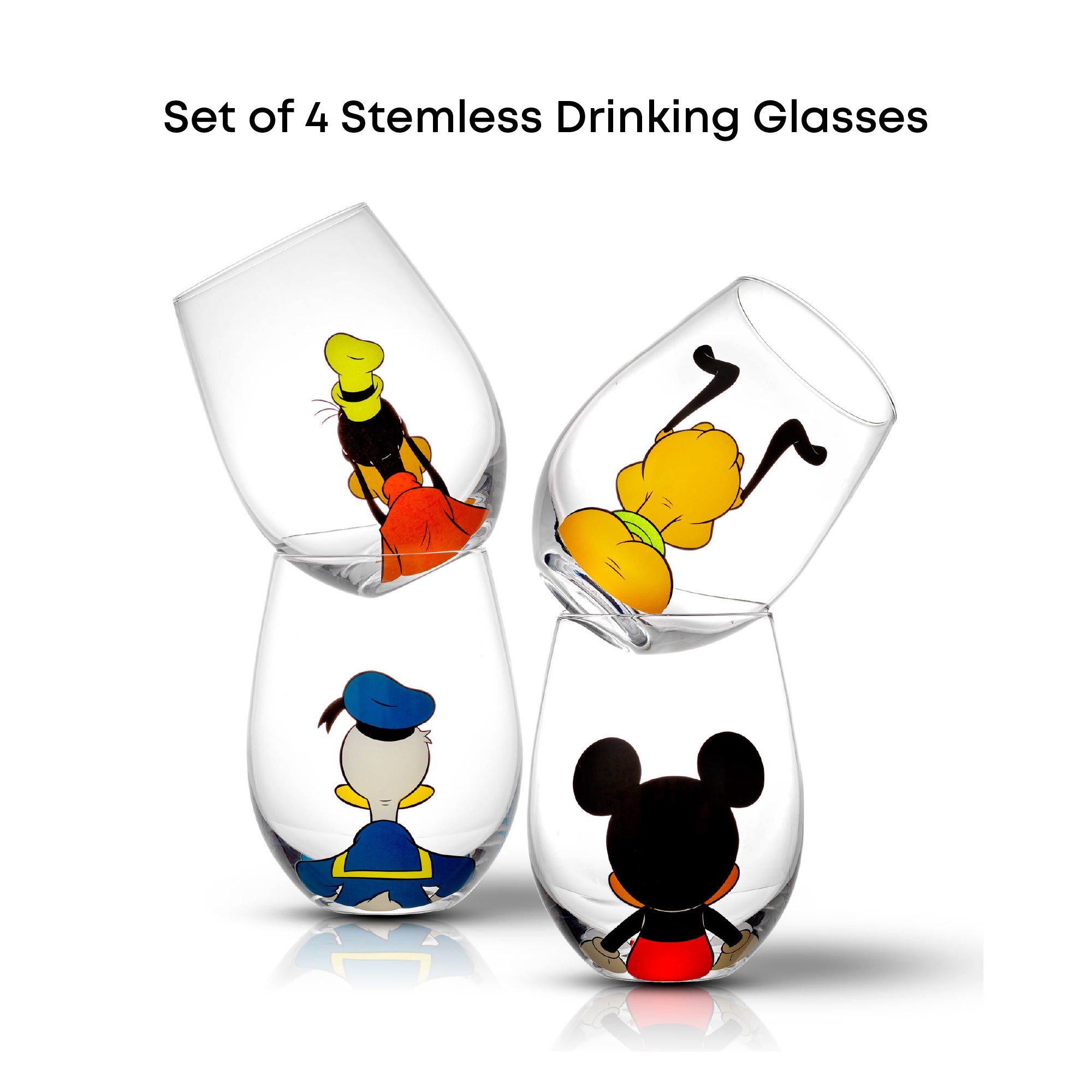 Disney Mickey Mouse & Friends Squad Stemless Glasses - Thumbnail 5