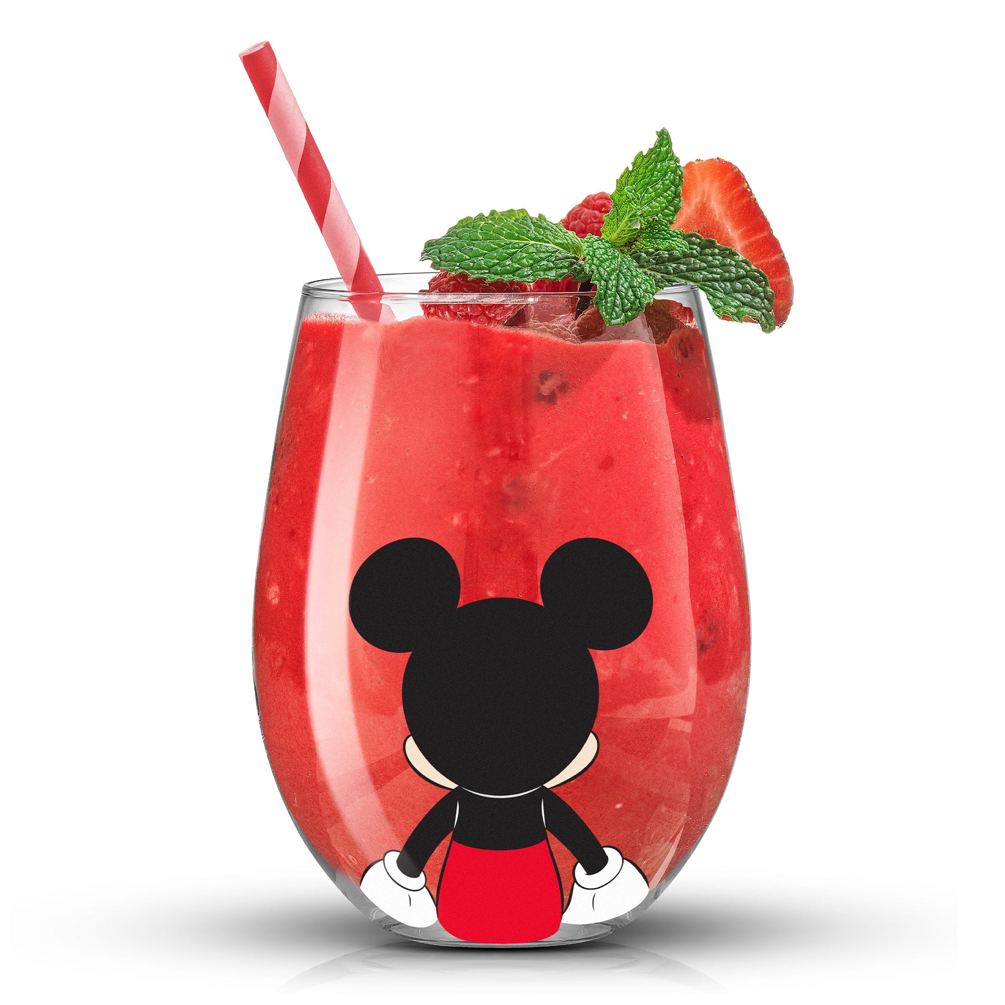 JoyJolt Disney Mickey Mouse & Friends Stemless Glasses - Thumbnail 4