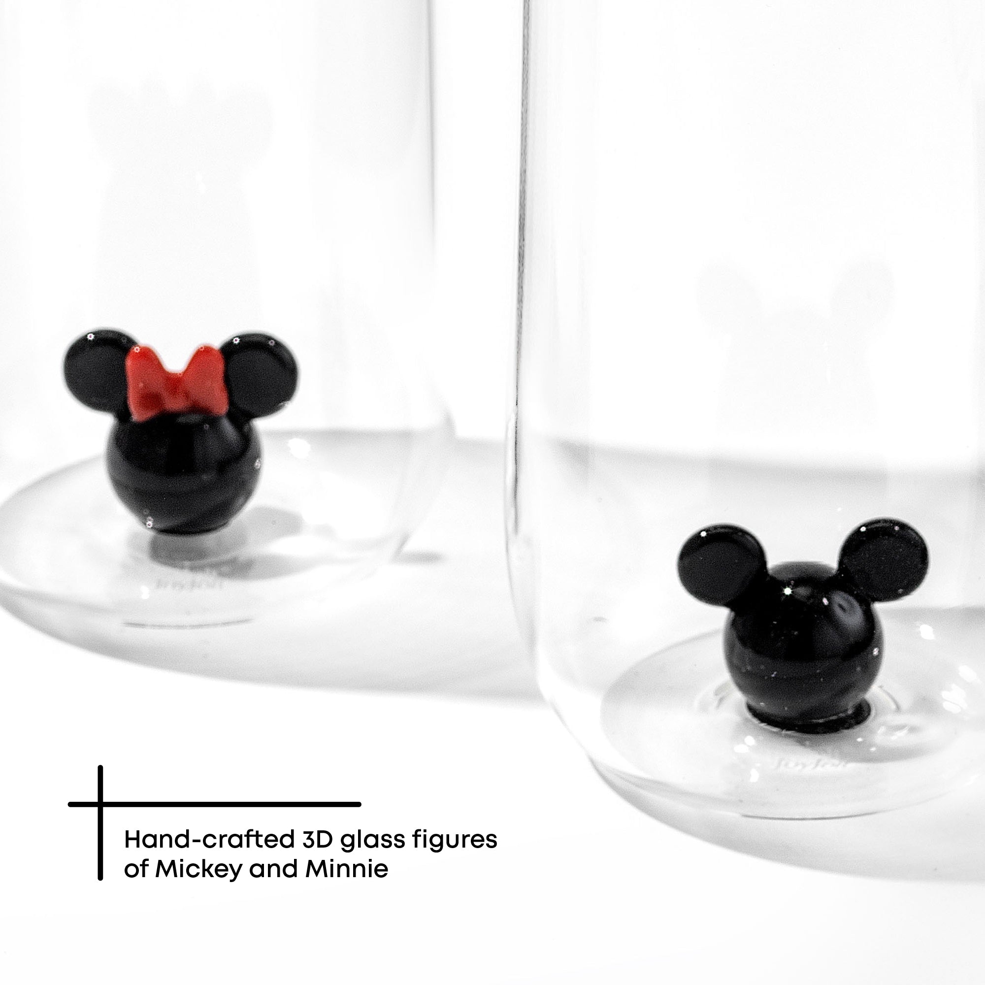 Disney Mickey & Minnie 3D Icon Tall Glasses – JoyJolt