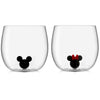 Disney Mickey & Minnie 3D Icon Short Glass Set