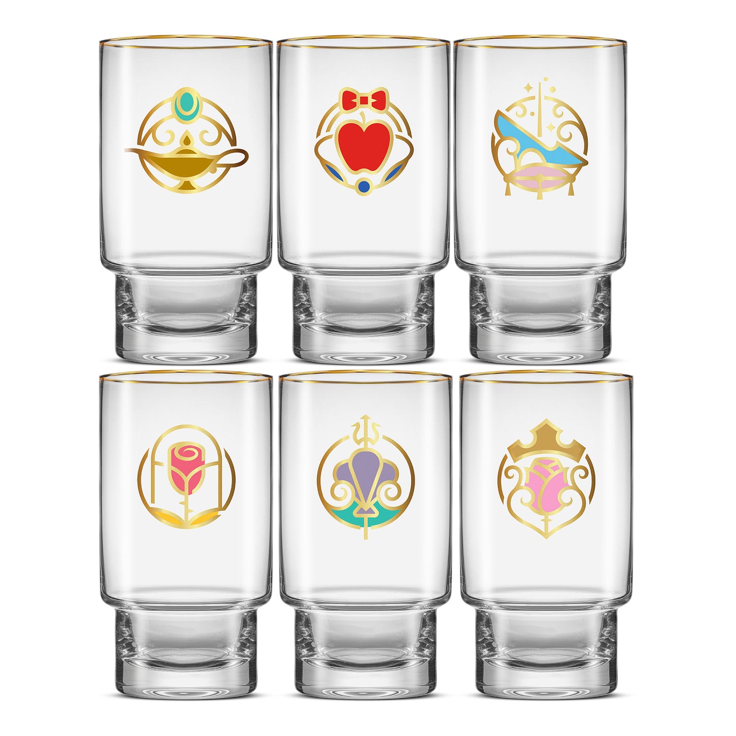 Disney Princess Iconic Tall Drinking Glasses