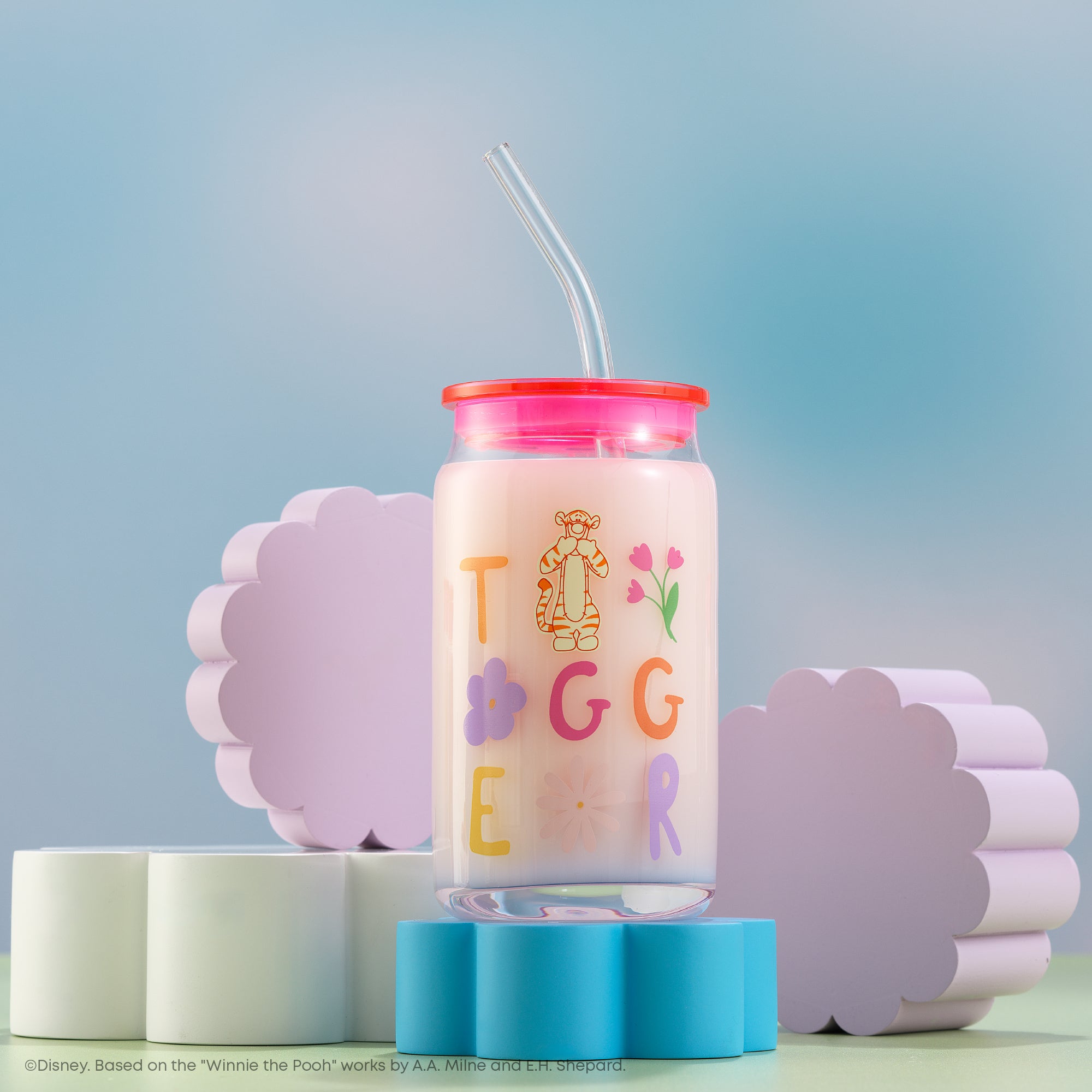 JoyJolt Disney Winnie the Pooh & Friends Tumbler Glasses - Thumbnail 5