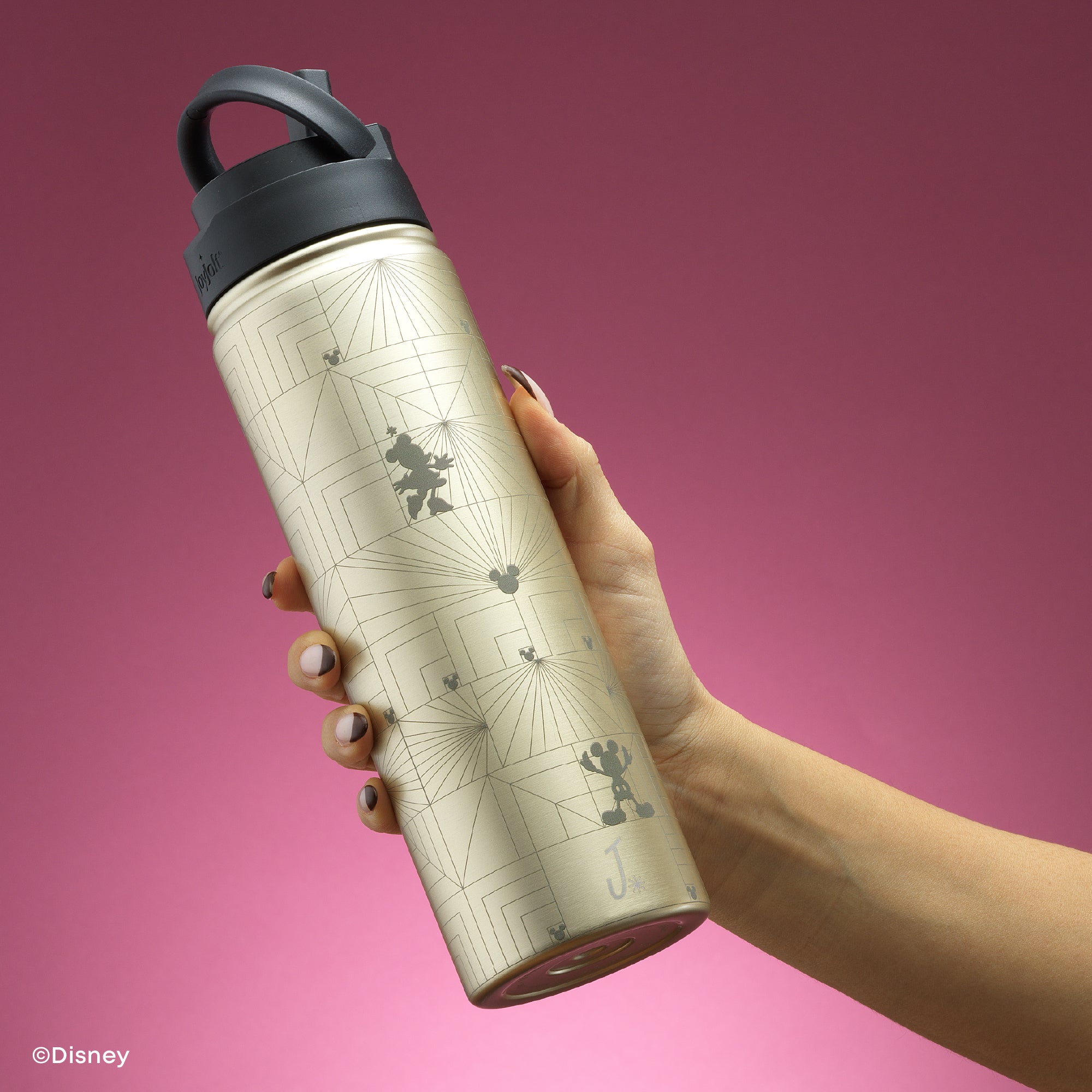 Disney Mickey Mouse and Minnie Mouse MonoMouse Stainless Steel Water Bottle