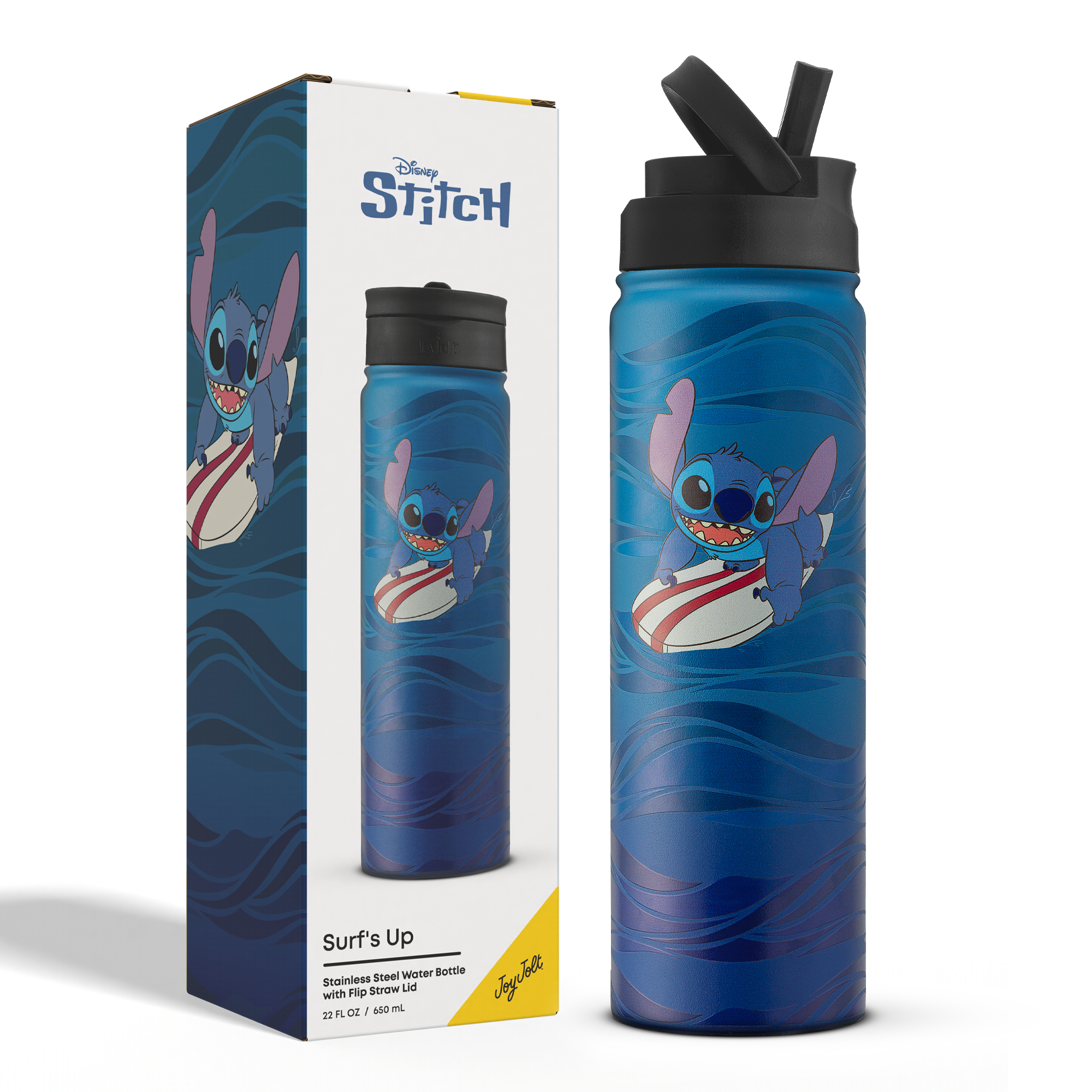 JoyJolt Disney Stitch Water Bottle - Thumbnail 3